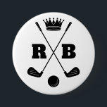 Custom Your Own Name & Brand Golf Balls Button<br><div class="desc">Custom Your Own Name & Brand Golf Balls Button Make your game stand out with custom name golf balls designed just for you. Personalize each ball with your name, initials, message, or a unique design to add a special touch. Perfect for gifts, golf tournaments, corporate branding, or your own time...</div>