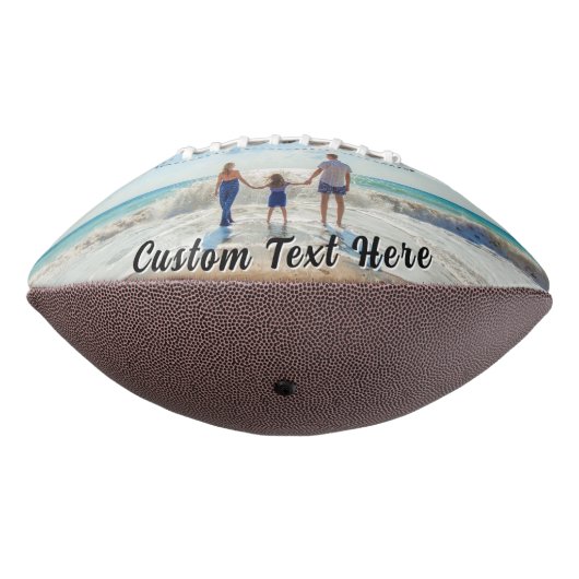 Custom Your Photo Football Personalized Text (Gedreht 270)