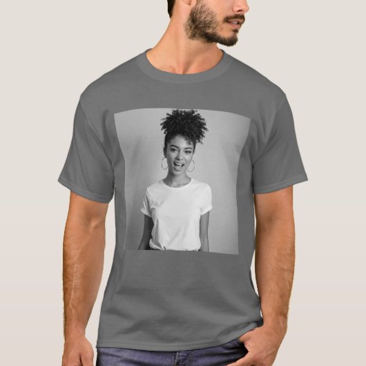 Custom Your Photo Shirt - Personalized Picture Tee (Vorderseite)