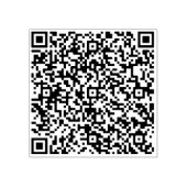 Custom Your QR Code Personalized Rubber Stamp Gummistempel (Prägung)