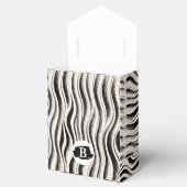 Custom Zebra Fevor Box mit Ribbon - Personalisiert Geschenkschachtel (Geöffnet)