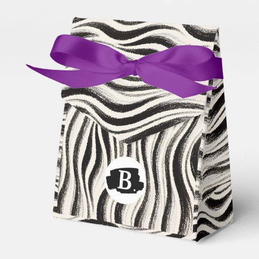 Custom Zebra Fevor Box mit Ribbon - Personalisiert Geschenkschachtel (Vorderseite)