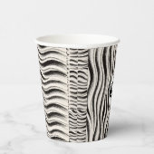 Custom Zebra Paper Cup - Personalisiertes Party Pappbecher (Rechts)
