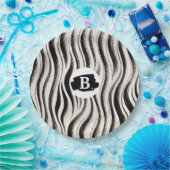 Custom Zebra Paper Plate - Personalisiert Pappteller (Party)