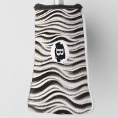 Custom Zebra Strip Golf Head Cover Headcover (Rotieren 90)