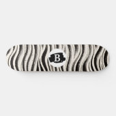 Custom Zebra Stripe Skateboard (Horizontal)