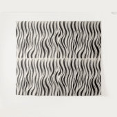 Custom Zebra Stripe Tapestry - Personalisiert Wandteppich (Vorderseite (Horizontal))