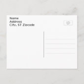 Custom Zen Garden, Monarch Butterfly | Trendy Postkarte (Rückseite)