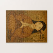 Custom Zen Meditation Mindful Japan Abbildung Puzzle (Horizontal)