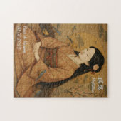 Custom Zen Meditation Mindful Japan Abbildung Puzzle (Horizontal)