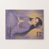 Custom Zen Meditation Mindful Japan Abbildung Puzzle (Horizontal)