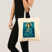 Custom Zen Meditation Whimsical Art Mindfullness Tragetasche (Vorderseite (Produkt))