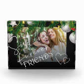 Custom | Zitat "Sisters are Forever Friends" | Fotoblock (Vorderseite)