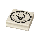 Custom Zuhause Baked Cupcakes Business Gummistempel (Stempel)