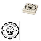 Custom Zuhause Baked Cupcakes Business Gummistempel (Stempel)