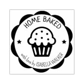 Custom Zuhause Baked Cupcakes Business Gummistempel (Prägung)