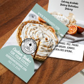 Custom Zuhause Bakery Foto Visitenkarte