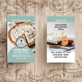 Custom Zuhause Bakery Foto Visitenkarte