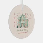Custom "Zuhause for the Holidays" Ornament (Vorderseite Rechts)