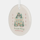 Custom "Zuhause for the Holidays" Ornament (Vorderseite links)
