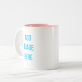 CUSTOM Zwei-Tonen-KAFFEE-TASSE Zweifarbige Tasse (Vorderseite Links)