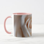 Customable White Rose "Love You" mug Tasse (Links)