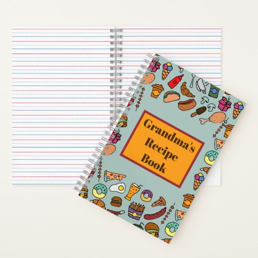 CustomAnpassbare Rezepte Schreiben Sie Ihre eigene Notizblock (Innen)