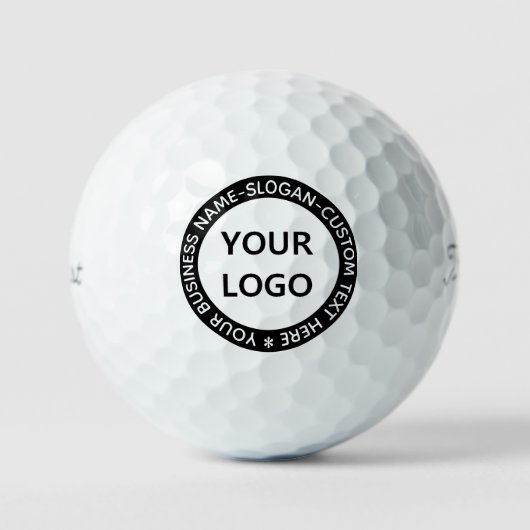 CustomBusiness-Logo-Text - Ihre Briefmarke für Gol Golfball (Vorderseite)