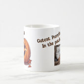 CustomCutest Pumpkin Cartoon Halloween Orange Text Kaffeetasse (Mittel)