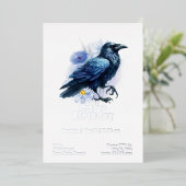 Custome Crow Birthday Folieneinladung (Stehend vorne)