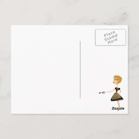 Custome Real Anwesen Postkarte (Rückseite)