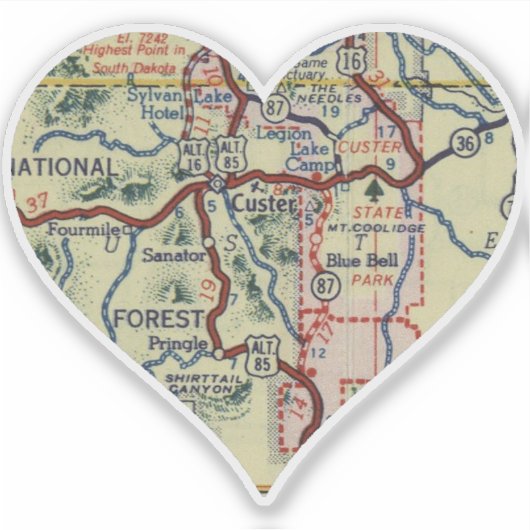 Customer SD Map Aufkleber (Vorderseite)