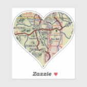 Customer SD Map Aufkleber (Blatt)