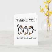 Customer Thank You Card, From All of Us, Funny Karte (Gelbe Blume)