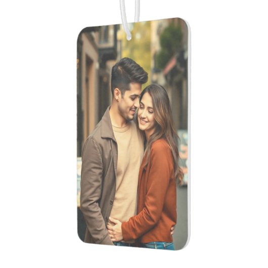 Customer two side photo car air freshener pretty autolufterfrischer (Links)