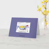 Customerlast Flan Funny Greeting Card Karte (Gelbe Blume)