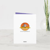 Customer's Last Strand - Funny Cartoon Card Karte (Rückseite)