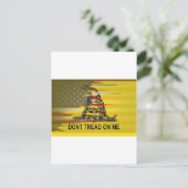 CustomGadsden Postkarte (Stehend Vorderseite)