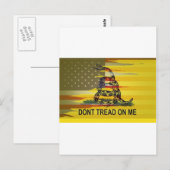 CustomGadsden Postkarte (Vorne/Hinten)