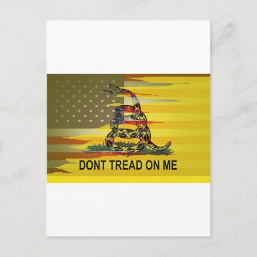 CustomGadsden Postkarte (Vorderseite)