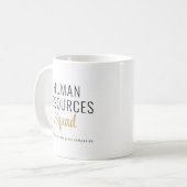 CustomHumanResources Personalisiert Kaffee-Tasse Kaffeetasse (Vorderseite Links)