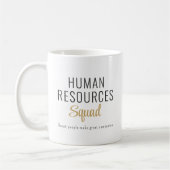CustomHumanResources Personalisiert Kaffee-Tasse Kaffeetasse (Links)