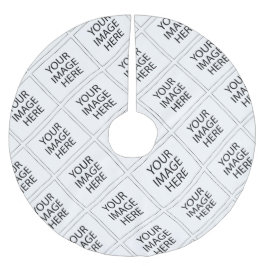 #CustomImageLogoTreeSkirts Polyester Weihnachtsbaumdecke