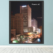 CustomiPhoenix, AZ am Nightze-Produkt Leinwanddruck (Insitu (Holzboden))