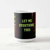 Customisable abstract fun message space futurist kaffeetasse (Mittel)