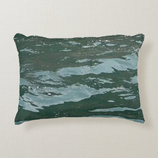 Customisable Azure Oceans Abstract Sea Water Coast Dekokissen