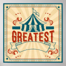 Customisable Circus Poster