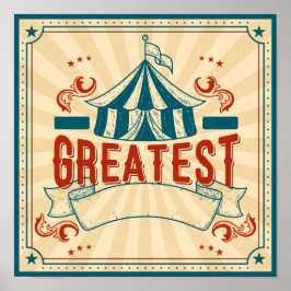 Customisable Circus Poster
