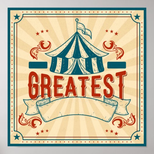 Customisable Circus Poster (Vorne)