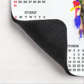 Customisable Cute Malinois Dog Calendar Mousepad (Ecke)